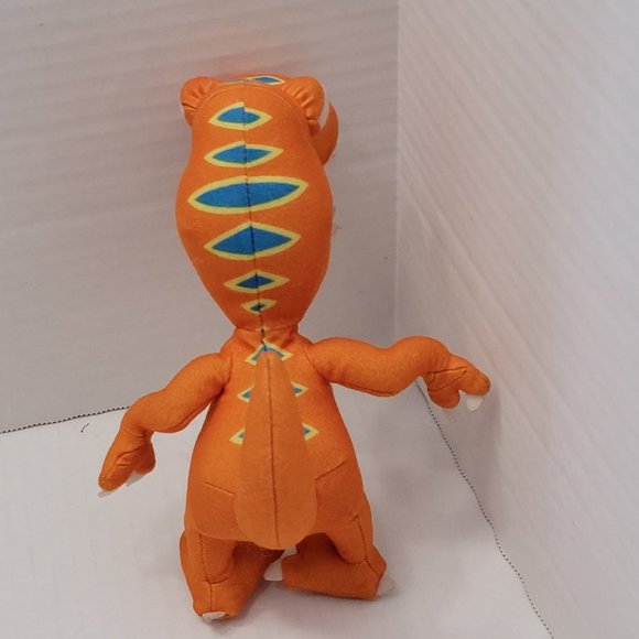 Jim Henson Orange Plush Dinosaur Train Buddy T Rex Toy 8" - Picture 11 of 13
